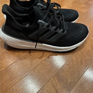 Adidas UltraBoost Black and White Running Shoes